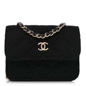 Chanel Jersey Quilted Micro Mini Flap #247281C18B